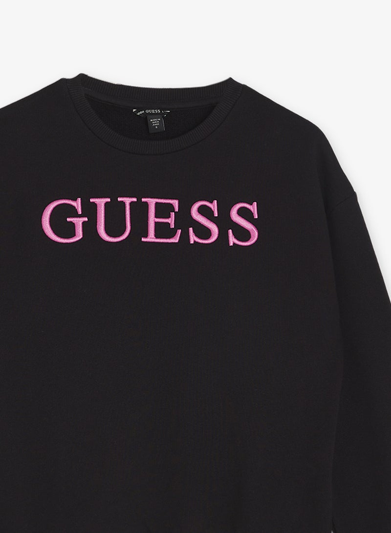 GUESS Youth Graphic Oversize Crew Neck Sweatshirt - Image 3